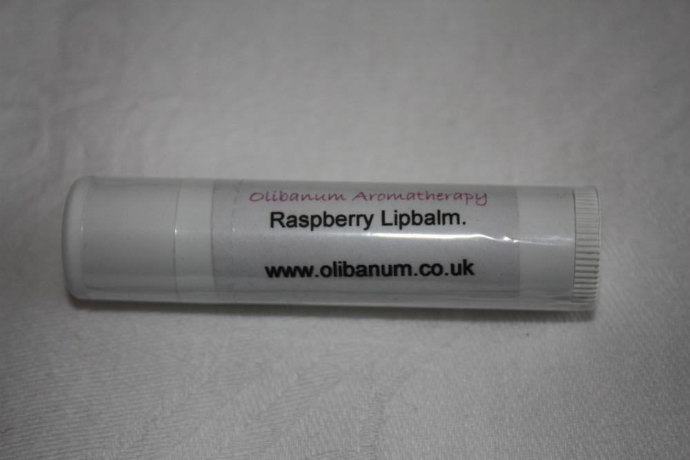 Raspberry lipbalm tube 4.5ml.